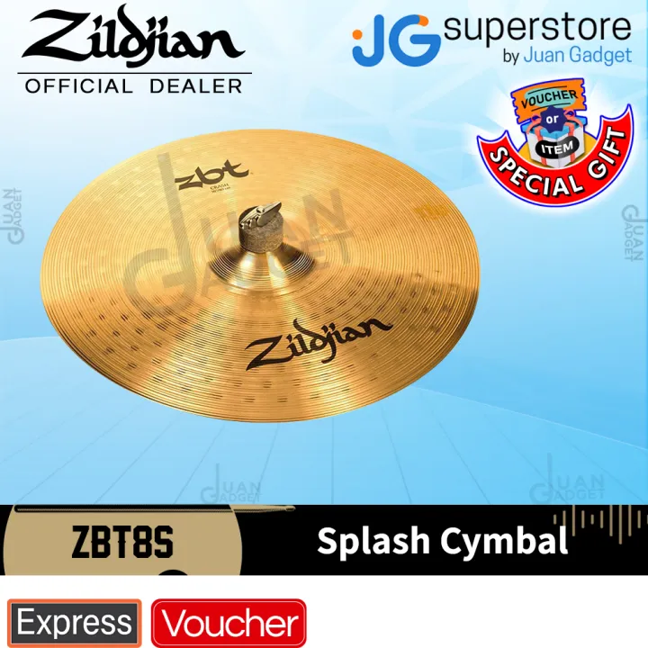 Zildjian ZBT8S Full MidRange 8 Inch ZBT Bronze Splash Cymbal for