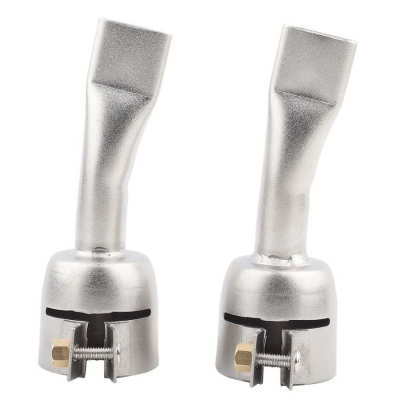 2Pcs Hot Air Welding Nozzle Stainless Steel For PVC Plastic Sheet Soldering Accessories PVC Welding Tip Welding Tools