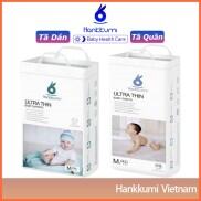 Tã Bỉm Quần Dán Hankkumi Size S M L XL XXL XXXL Mùa Hè Cho Bé Siêu Mỏng