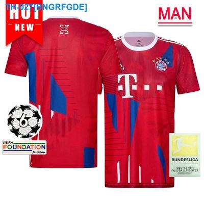 ∏┇ 2022 2023 Bayern Munich Football Shirt Red Mens Sports Short Sleeve Jersey with Patch LEWANDOWSKI STEYN