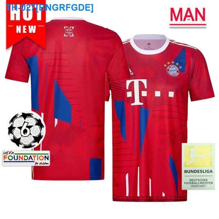 2022-2023-bayern-munich-football-shirt-red-mens-sports-short-sleeve-jersey-with-patch-lewandowski-steyn