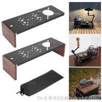 Camping Table Board Portable Multifunctional Table Unit Board Walnut Support Frame Storage Bag Camping Equipment