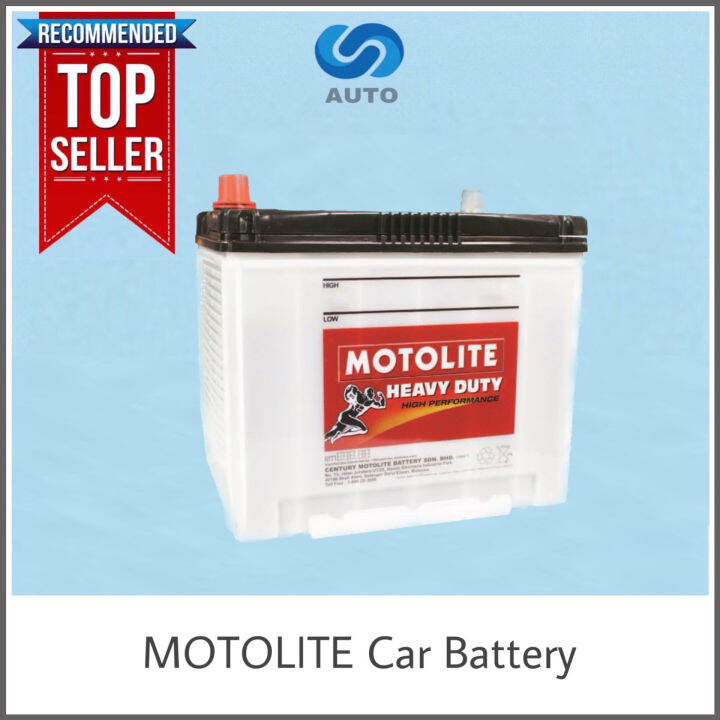 MOTOLITE 55D23L Maintenance Free Car Battery Lazada