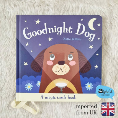 [หนังสือ เด็ก] Goodnight Bear, Lion, Cat, Frog, Dog torchlight books/ flashlight Board Book หนังสือไฟฉาย ของแท้ #พร้อมส่ง