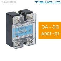 ♟☌ Cloweit JGX-4810DA 10A-100A DC Control AC CE Solid State Relay Input 3-32VDC Control Output 24-480VAC (SSR-DA)