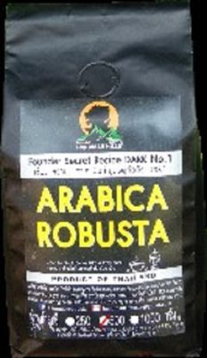 หนุมานฮิลล์กาแฟคั่วชนิดบดอราบิกา+โรบัสต้า1กิโลกรัมเกรดรวมราคาประหยัดจำนวนจำกัด Hanuman Hills Arabica+Robusta Ground Coffee1 KG ,Every  Day Low Cost