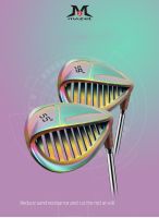 ไม้กอล์ฟ MAZEL Hollow Out Design Golf Sand Wedge Back Spinner The Strangest Golf Wedge Ever Mazel Best Wedge