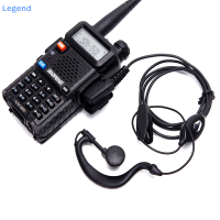 ?【Lowest price】Legend 2 PIN walkie-talkie ชุดหูฟังแบบมีสายสองทาง HAM วิทยุหูฟังสำหรับ Baofeng BF-888S UV5R walkie talkie 992 earwear