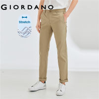 Giordano กางเกงลำลอง ทรง Narrow ขากระบอกเล็ก เข้ารูป มีความยืดหยุ่นได้ดี Free Shipping 01110583