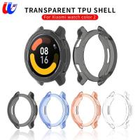 เคส TPU ใหม่สำหรับ Xiaomi Mi Watch สี2สมาร์ทวอทช์ใสฝาครอบป้องกันกรอบป้องกันรอยขีดข่วนเคสกันกระแทกเปลี่ยนสำหรับ Mi Watch สี2