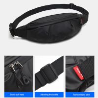 ๑♣ Running Waist Bag Waterproof Lightweight Running Belt Waist Pack Elastic Breathable High-Capacity with Zipper Sports Accessories