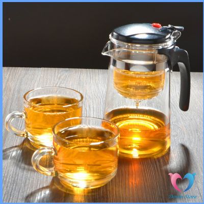 Dovin กาน้ำชงชา มีที่กรอง 750ml Glass teapot