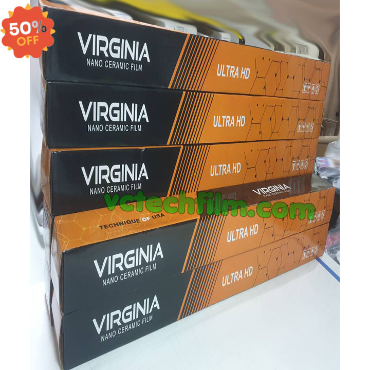 ฟิล์มกรองแสงnanoceramic-ยกม้วน-virginia-เวอร์จิเนีย-500ตรฟ-152cm-x30เมตร-ติดอาคาร-รถยนต์-ฟิล์มนำเข้าโดยvctech-รังสิต-ฟีล์มติดรถ-ฟีล์มกันรอย-ฟีล์มใสกันรอย-ฟีล์มใส-สติ๊กเกอร์-สติ๊กเกอร์รถ-สติ๊กเกอร์ติดร