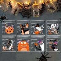 100Pcs New Halloween Cookie Packaging Bag Pumpkin Party Phantom Candy Packaging Baked Self adhesive Bag Gift Wrapping  Bags