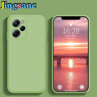 Jingsanc เคสโทรศัพท์ Xiaomi POCO X5 Pro 5G,เคสแฟชั่นสี่เหลี่ยมตรงขอบนิ่มปลอกซิลิโคนของเหลวป้องกันกล้องเคสหลังกันกระแทก X5 Poco Pro 5G