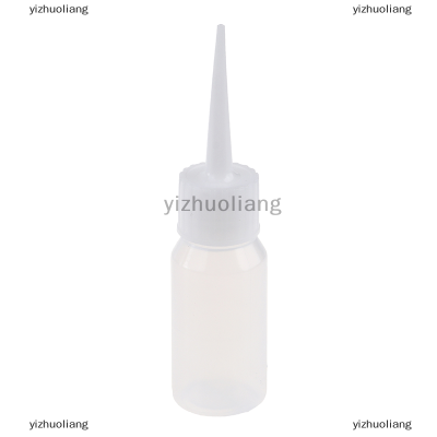 yizhuoliang ขวดพลาสติกสีขาว1ชิ้นใช้ซ้ำได้บีบกาว applicator กระดาษปลายเข็มม้วน