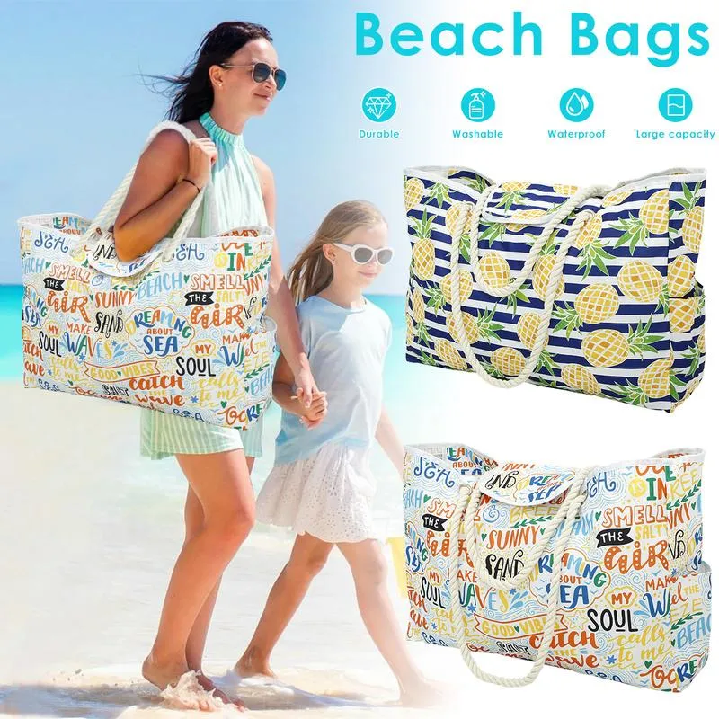 Waterproof beach bags and totes hot sale