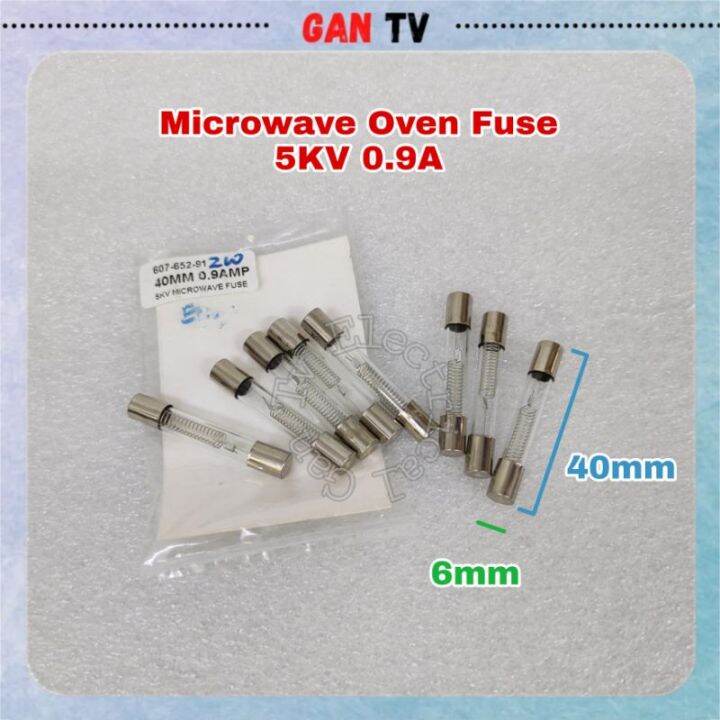 Heavy Duty Microwave Oven Fuse 5KV 0.9A 900mA (40mm*6mm) Universal High