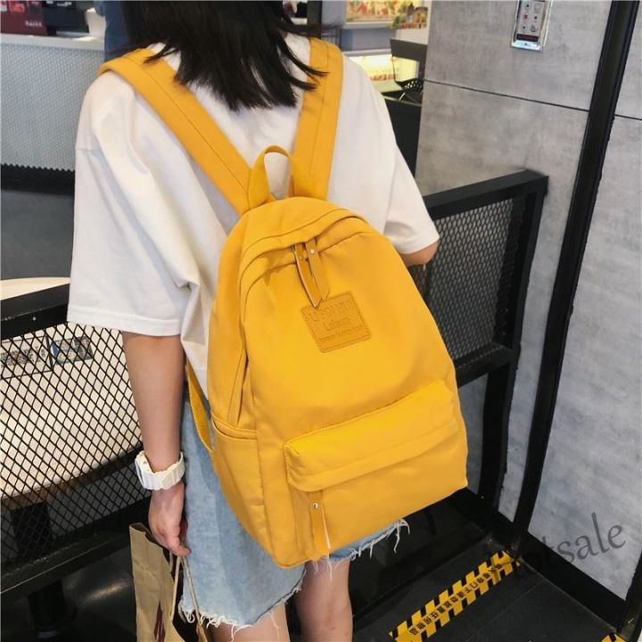 hot-sale-c16-tscfashion-simple-fashion-waterproof-anti-theft-school-bag-ins-student-backpack-campus-retro-literature-and-art-class-bag