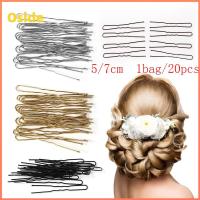 OSIDE 20PCS ทอง เครื่องมือทรงผมเจ้าสาว หมวก ของขวัญ กิ๊บติดผม ปิ่นปักผมลอน ปิ่นปักผม รูปตัวยู