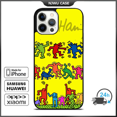 Keith Haring 9 Phone Case for iPhone 14 Pro Max / iPhone 13 Pro Max / iPhone 12 Pro Max / XS Max / Samsung Galaxy Note 10 Plus / S22 Ultra / S21 Plus Anti-fall Protective Case Cover