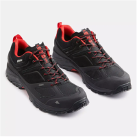 Mens waterproof walking shoes - Black/Red