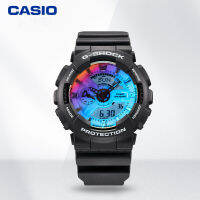 คาสิโอ (CASIO) นาฬิกา G-SHOCK กันกระแทกกันน้ำแม่เหล็กที่มีสีสันหน้าปัดญี่ปุ่นและเกาหลีนาฬิกาแฟชั่นชายและหญิงนาฬิกานักเรียนของขวัญ GA-110SR-1A