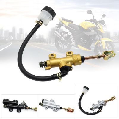 กระบอกสูบหลักเบรกไฮดรอลิกด้านหลังมอเตอร์ไซค์ใหม่ปั๊มสำหรับ110Cc 50Cc 70Cc 125Cc 150Cc 250Cc Thumpstar ATV Pit Pro จักรยานสกปรก