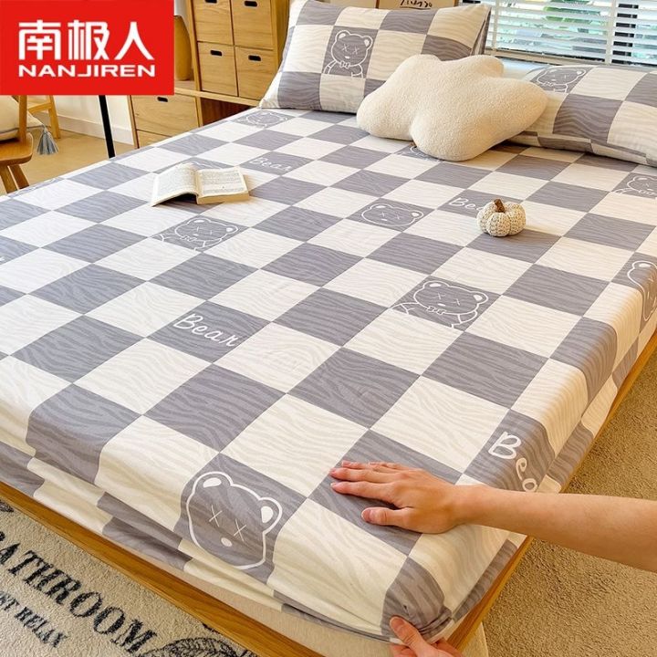 brushed-bed-sheet-single-piece-protective-dormitory-dust-fully-surrounded
