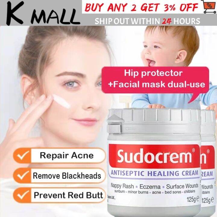 125ML Original Sudocrem Healing Cream Nappy Rash Hemorrhoids Psoriasis Ointment