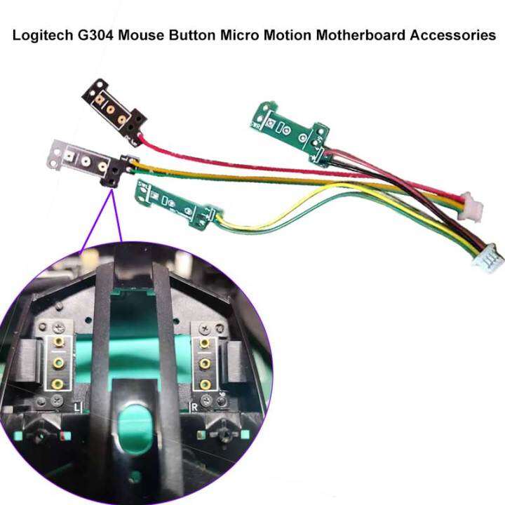 สำหรับ Logitech G304 G305ไร้สายเมาส์สำหรับเล่นเกมส์ไมโครแผงวงจรสลับ ...