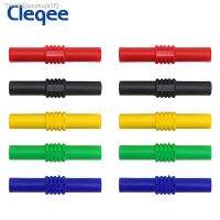 ♤✼✧ Cleqee P7023 10pcs 4mm Banana Socket Female Adapter Extension Insulated Banana Plug Coupler Female to Female Connector