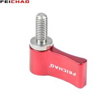 Stainless Steel M4 M5 1/4" Screw 12mm 17mm 20mm Thread Adjustable Handle Clamp Locking Adapter L Shaped Wrench Screw