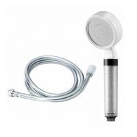 Daelim Bath D Clean Shower Head + PVC Silver Hose 1.5M Set