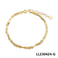 Gold Beautiful Letter Design Necklace Pendant Elegant Fashion Women Jewelry LL230424