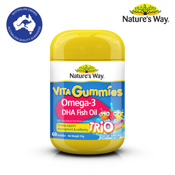 natures-way-vita-gummies-omega-3-trio-เนเจอร์สเวย์-โอเมก้า-3-ไวต้า-กัมมี่-ทรีโอ-60-เม็ด