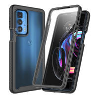 Motorola Edge 20 Pro Case, RUILEAN Built-in Screen Protector Full Body Rugged Shockproof Case Cover for Motorola Edge 20 Pro