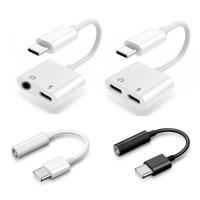 【อเนกประสงค์】อะแดปเตอร์หูฟังสำหรับ Samsung Galaxy S22 S21 S20พิเศษพร้อมแจ็ค USB C ถึง3 5และชาร์จอะแดปเตอร์ Type C คู่2 In 1 Splitter