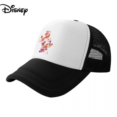 2022 Summer Baseball Cap Mickey Breathable Mesh Sun Hats Hip Hop Hat Adjustable Cotton Trucker Caps For Women Men