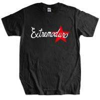 บุรุษเสื้อยืดยูโรขนาดท็อปส์ extremoduro โลโก้สีดำ Tops Tee เสื้อยืด U nisex TEE-เสื้อหญิงยอดนิยมชาลดลง shippings