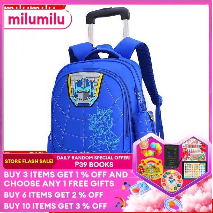 Lazada trolley school on sale bag