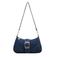 2023 New Ladies Denim Chain Shoulder Bag Fashion Trend Ladies Messenger Bag High Quality Net Red Casual Underarm Bag Womens Bag