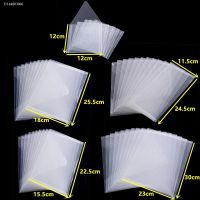 ☽┅卐 10pcs-40pcs Transparent Plastic Folder Storage Bags Envelopes For Cutting Dies Stamps Paper Cardstock Organizer Holders Bags