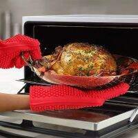 【CW】 1 pc Resistant Silicone Baking BBQ Oven Pot Holder Mitt