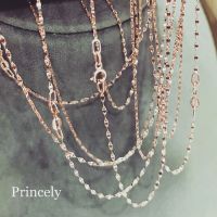 Princely Necklace สร้อยคอทองคำแท้ 18K รุ่น Gucci Moon Light