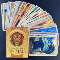 【YF】 The Secret Language Animals Oracle Cards Tarot Desk Game English Guidebook Fate Divination Board Games