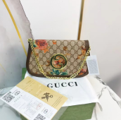 GG 2022 new flower embroidery printing camera bag personality versatile