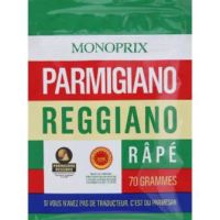 Happy moment with us ? Monoprix Grated Parmesan Cheese 70g  โมโนพริกซ์ เกรท พาร์เมซานชีส 70g?