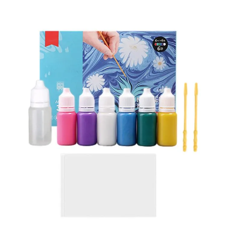 Marbling Paint Kit for Kids, Water Marbling Paint Set