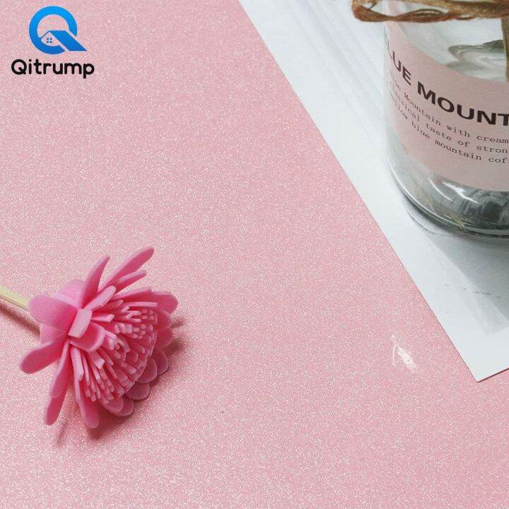 glossy-solid-color-pink-wallpaper-waterproof-oil-proof-glitter-wall-stickers-self-adhesive-vinyl-kitchen-cabinet-furniture-films